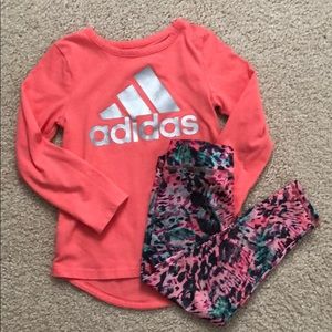 Toddler Adidas Top and Leggings